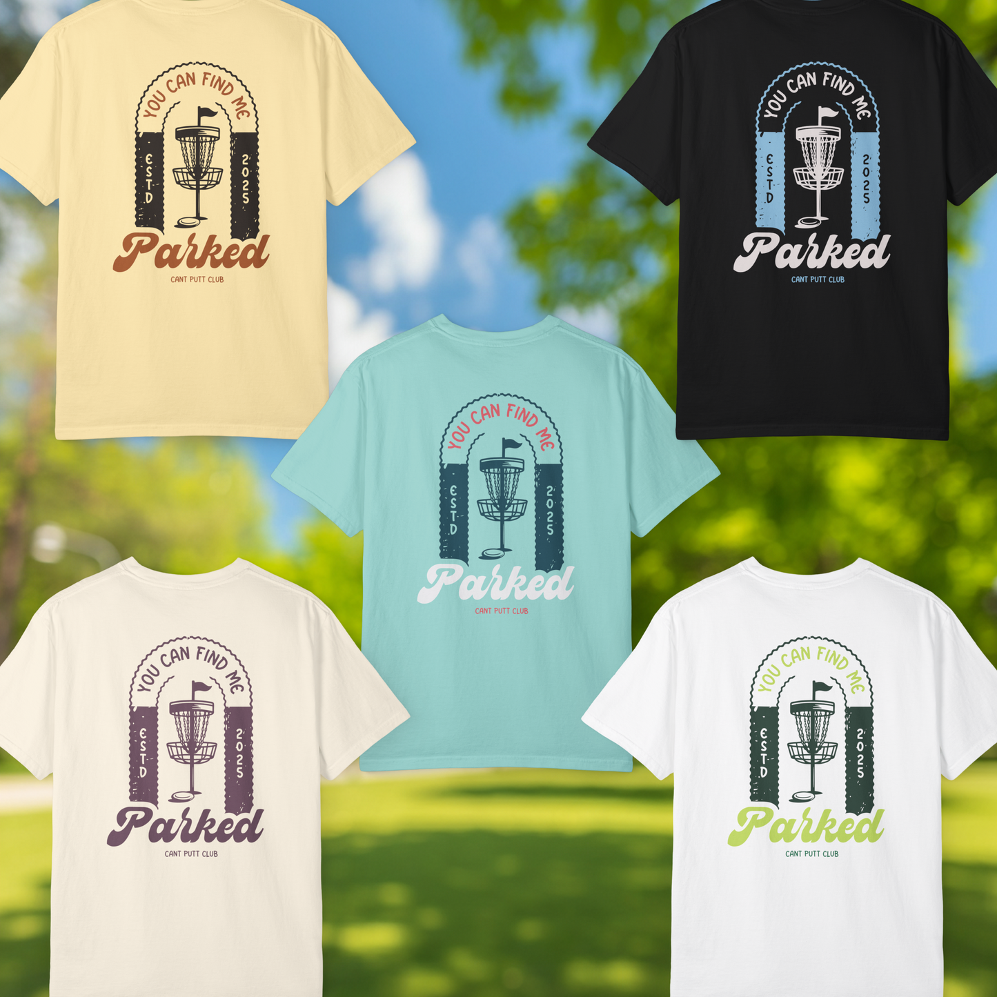 I’d Rather Be Parked Disc Golf Shirt – Comfort Colors®