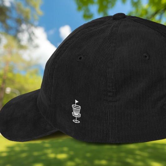 Embroidered Corduroy Cap
