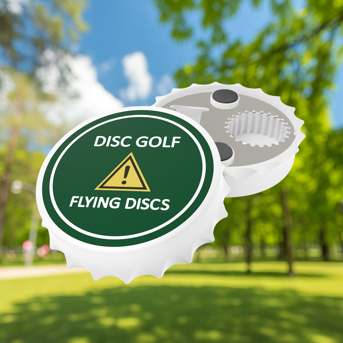 Mini Marker Disc-claimer, Beer Opener, Magnet